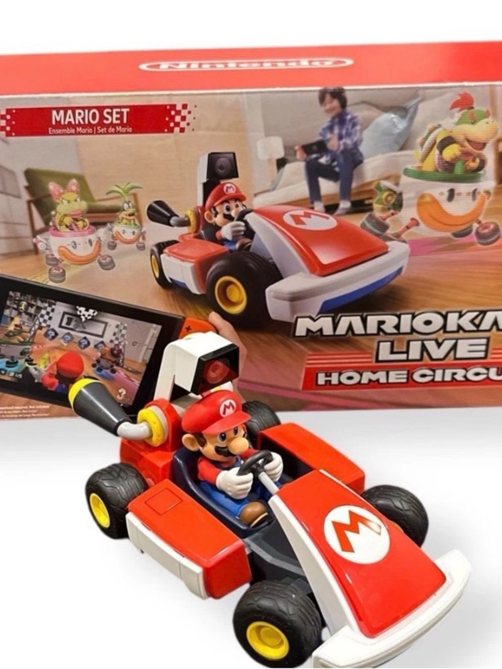 Nintendo Mario Kart Live Home Circuit Red and White RC Kart